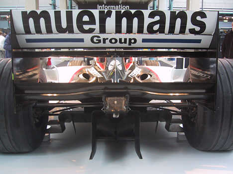 Nicolas Kiesa's Minardi Formel 1 racer.
(Foto: Motorsporten.dk)
